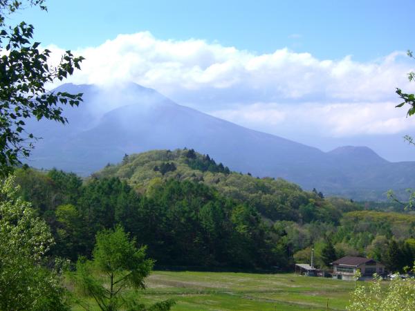 浅間山を望む!